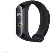 Resim Ekılıf - Xiaomi Mi Band 5 Uyumlu - Ekran Koruyucu Narr Tpu Body Ekran Koruyucu Jelatin - Şeffaf 