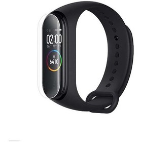 Resim Ekılıf - Xiaomi Mi Band 5 Uyumlu - Ekran Koruyucu Narr Tpu Body Ekran Koruyucu Jelatin - Şeffaf 