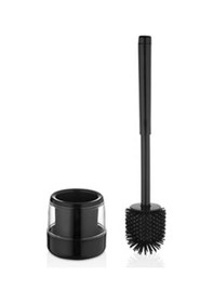 Resim Rulopak Yuvarlak Elite Silikon Tuvalet Fırçası Siyah 