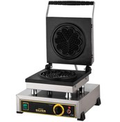 Resim Işıkgaz Silver Tekli Çiçek Waffle Makinesi 