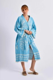 Resim Brandsmithshop Mavi Dreamcatcher Kimono Çok Renkli 