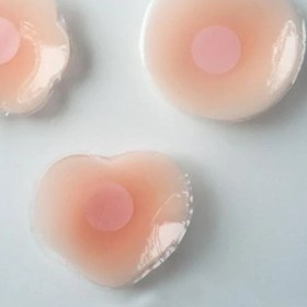 Resim Munico 5 Çift Yumuşak Silikon Yuvarlak Petal Görünmez Göğüs Kapağı Pedi Pasties Yapışkanlı Çıplak Sütyen 