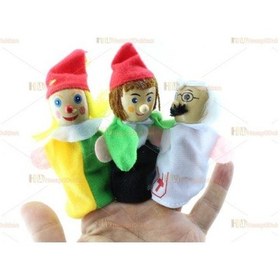 Resim 2 Adet Parmak Kukla Seti - Farklı Renk Ve Desenlerde 