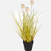Resim Dandelion Yapay Çiçek Krem 