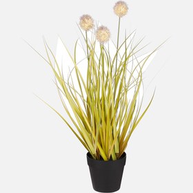 Resim Dandelion Yapay Çiçek Krem 
