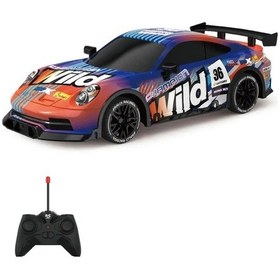 Resim 1:18 Wıld Uzaktan Kumandalı Full Fonksiyon Işıklı Araba Turuncu Çok Renkli 
