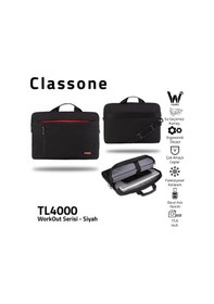 Resim Classone Tl4000 Workout 15.6 “Notebook- Laptop El Çantası-Siyah 
