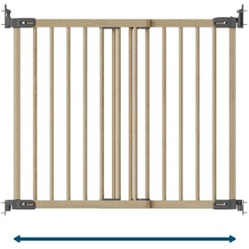 Resim BabyDan Elin Deluxe Ahşap Bebek ve Çocuk Güvenlik Kapısı Naturel - Naturel 