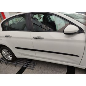 Resim Fiat Egea Hb Sedan Yan Kapı Çıtası Kapı Koruma 4 Parça Kum Desen 