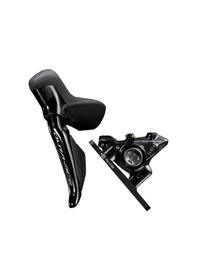 Resim Shimano Dura-ace Di2 St-r9270+br-r9270 Hidrolik Disk Fren Vites Seti 2v Siyah 