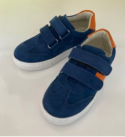 Resim Mini Angel Lacivert - Erkek Çocuk Hakiki Nubuk ,ortopedik Tabanlı Sneaker 