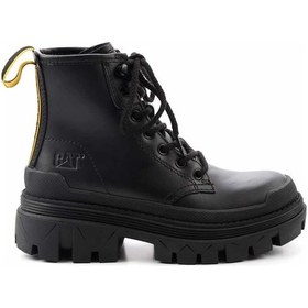 Resim Black Leather Kadın Bot & Bootie Cat0111121603 001 