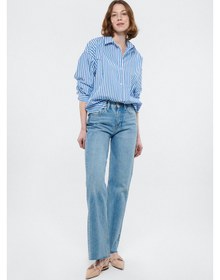 Resim Mavi Kadın Victoria All Blue Açık Mavi Jean Pantolon 101072-34111 