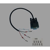 Resim YKA Rs232 Seri Kablo 3 Pin Terminal Soketli 