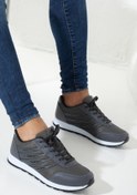 Resim Rona Gifts Erkek Füme File Detaylı Bağcıklı Günlük Düz Yumuşak Comfort Taban Casual Sneaker Spor Ayakkabı 