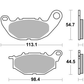 Resim Yamaha X-max 300 / X-max 125 - Sbs 229hm Seramik Ön Fren Balata-9006402592939 