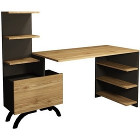 Resim Kalenderdekor1 Kalender Dekor Olivia Çalışma Masası Kobe-Antrasit 