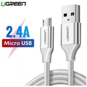 Resim Ugreen Premium Micro USB 1 M Silver Şarj ve Data Kablosu 