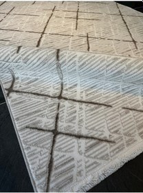 Resim Still Halı Salon, Oturma, Yatak Odası Halısı Desen Kodu 77229-070 Bej 