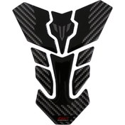 Resim GP Kompozit Yamaha MT-25 2015-2022 Uyumlu Tank Pad Siyah-Karbon 