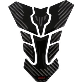 Resim GP Kompozit Yamaha MT-25 2015-2022 Uyumlu Tank Pad Siyah-Karbon 