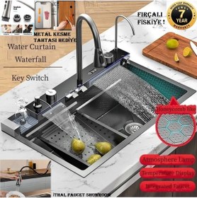 Resim OEM Dijital Eviye Seti Ve Bataryası Teknolojik Antrasit Gri Çelik 8 Fonksiyonlu Full 7 Yıl Garanti Ithal 