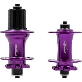 Resim Shimano Raptor Ön/arka Göbek Seti Qr+sokma Mil 8-11v 32d 6 Vida Mor 220224 Siyah 