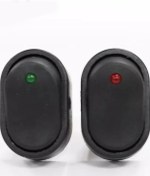 Resim Mr-132a-2 Oval Asw Serisi 12v 20amper Ledli On-off Anahtar Mavi Mavi 