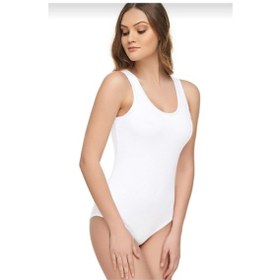 Resim Tutku Elit 2005 Bayan Modal Geniş Askılı Çıtçıtlı Body 3 Adet beyaz 