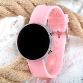 Resim Spectrum Led Watch Toz Pembe Renk Dijital Yetişkin Kız Çocuk Kol Silikon Saati ST-303 