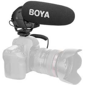 Resim Boya By-bm3030 Süperkardioid Kondenser Mikrofon Dslr Kamera İçin 3.5mm Girişli Video Kayıt Mikrofonu 681100262a Fotoğraftaki 