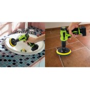 Resim Guangdong Spirit Eıtgzwas 2020 2 Takım Matkap Güç Fırça Kiremit Scrubber Ovma Pedleri Temizleme Kiti, Ağır Hizmet Tipi Ev Temizlik Aracı - 5 Inç ve 4 Inç (Yurt Dışından) 