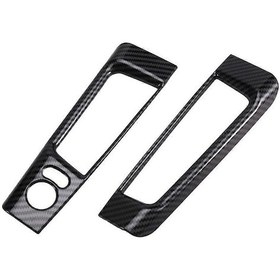 Resim 2012-2015 500 Araç Kapısı Dikiz Aynası Ayar Anahtarı Saklama Kutusu Çerçeve Kapağı Trim Kaiyi 