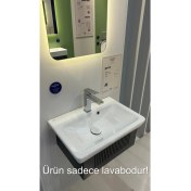 Resim Turkuaz Cerastyle Porto 35 * 55 Etajerli Lavabo 