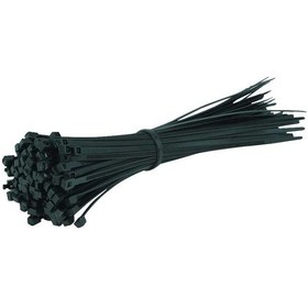 Resim Kablo Bagi Plastik Cirt Kelepçe 4,8X380Mm 100 Adet Siyah 539866516 