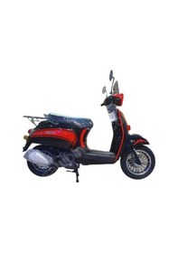 Resim Falcon Turtle 50 CC Scooter Motosiklet Kırmızı 