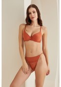 Resim Nbb Kadın Tarçın Dantel Detaylı Sütyen Külot Takım Tarçın 