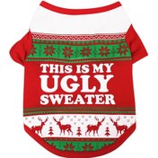 Resim Ximistore9 Noel Temalı Köpek Tişörtü - Şık Ve Rahat Evcil Hayvan Kıyafeti Çok Renkli 