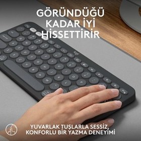 Resim Logitech Pebble Keys 2 K380s Multi-Device Türkçe Tuş Dizimi 