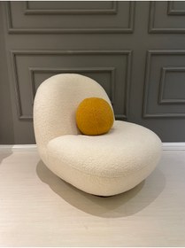 Resim PUFHOME Pasha Tedy Berjer - Top Kırlentli 