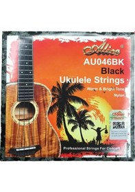 Resim Alice Au046bk-c Concert Ukulele Teli Siyah 