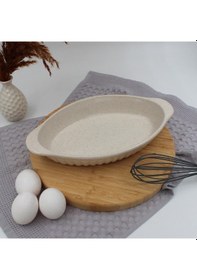 Resim Arna Seramik Fırın Kabı Yanmaz Yapışmaz 33 Cm 