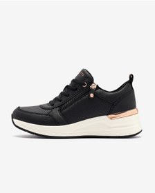 Resim Skechers BİLLİON 2 - SİDE DOOR Kadın Siyah Sneakers 177336 BLK 