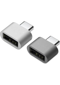 Resim Flagen USB To Type-C Dönüştürücü Çevirici Gri Renkli MacBook Air M1 Uyumlu Cihazlar İçin 
