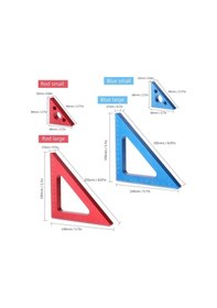 Resim Besthome1 Dayanıklı Alüminyum Kare Cetvel - Ahşap İşleme İçin Metrik/inç Ölçekli Yükseklik Ölçer 