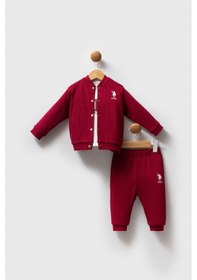 Resim U.S. Polo Assn. U.s. Polo Assn Erkek Bebek Bordo Takım Bordo 