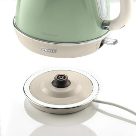 Resim Elektrikli Su Isıtıcı Yeşil 2869/04 - Paslanmaz Çelik, Retro Kettle, 1,7 Litre 2000 Watt, Otomatik K 