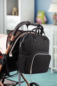 Resim northern fashion Anne Bebek Bakım Sırt Çantası Biberon Termoslu Sıvı Geçirmez Bebek Çantası 