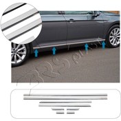 Resim BRSPLAST Volkswagen Passat B8.5 Uyumlu 2019 Ve Üzeri Yan Kapı Çıtası 8 Parça Paslanmaz Çelik 