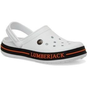 Resim Lumberjack Devon 4fx Beyaz Sabo& Sandalet Anatomik Terlik Beyaz 